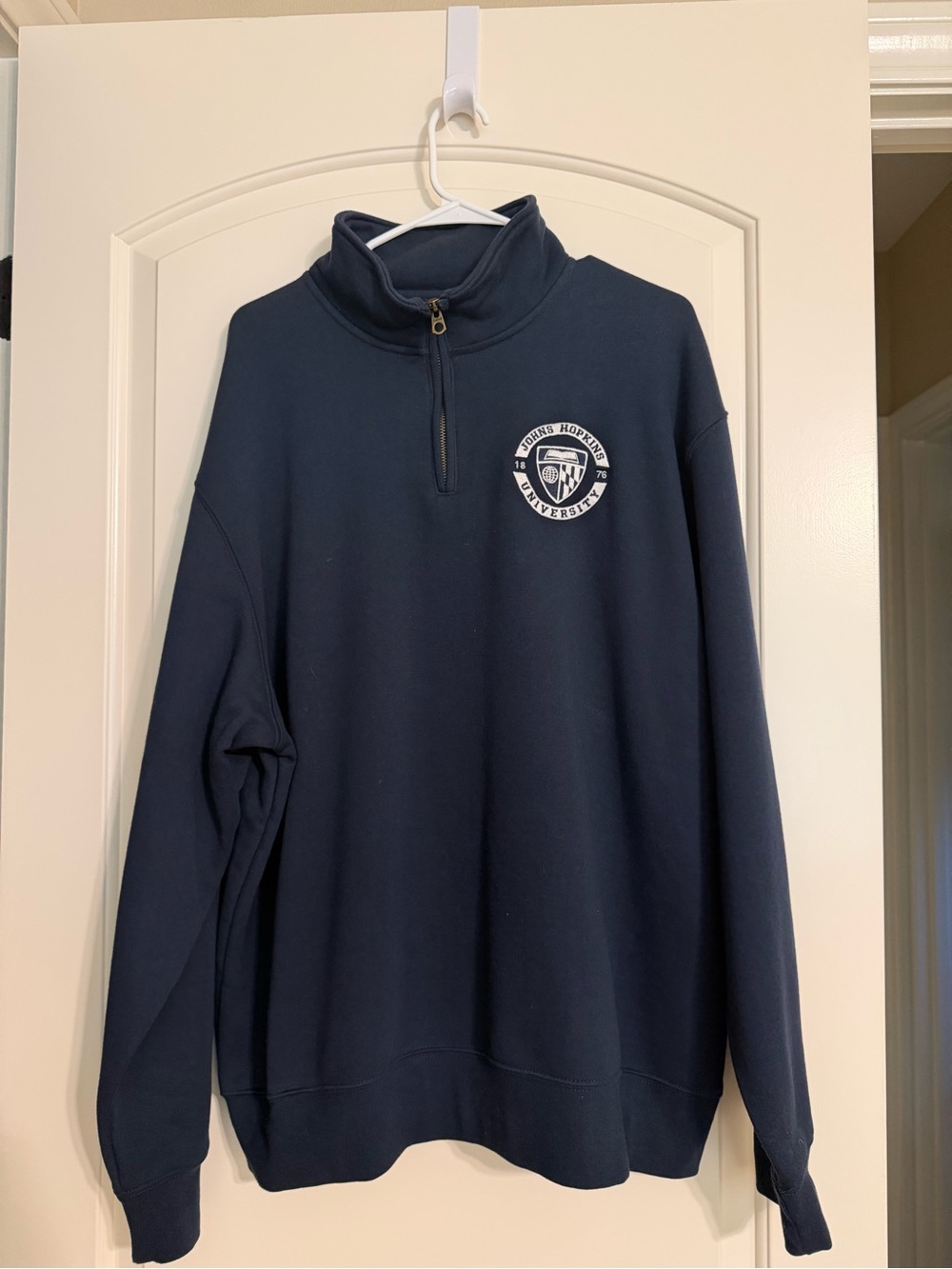 Jansport Navy Johns Hopkins Quarter-Zip
